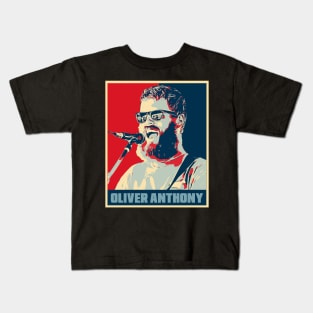 Oliver Anthony In Concert Hope Poster Popart Kids T-Shirt